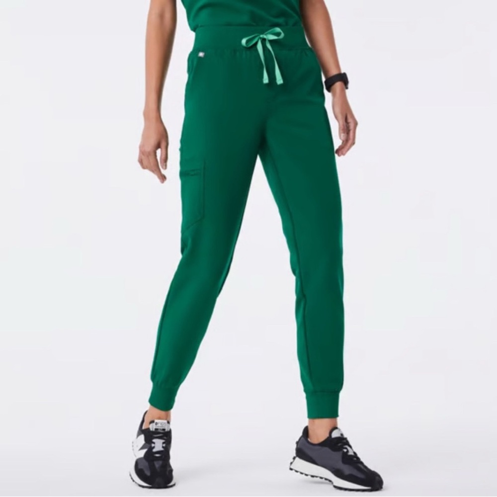 XSP HIGH WAISTED FIGS ZAMORA JOGGER HUNTER GREEN